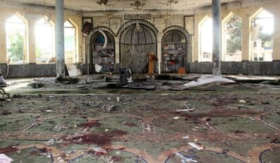 Aftermath of Explosions at Mosques in Kunduz